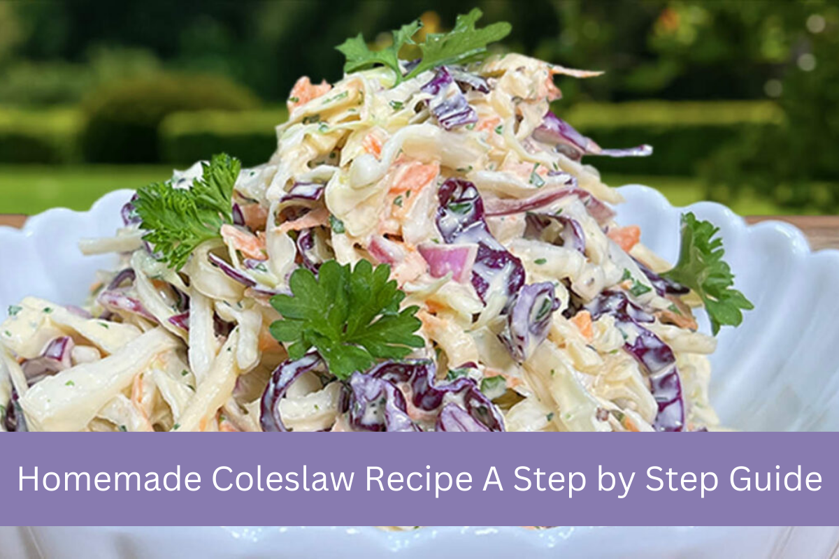 Homemade Coleslaw Recipe A Step by Step Guide