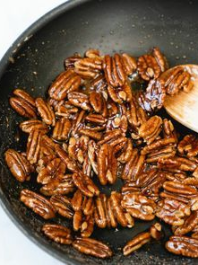 Glazed Maple Pecans recipe