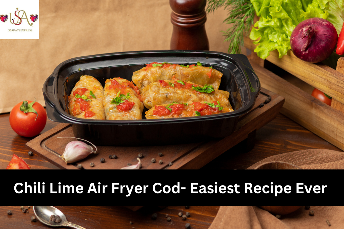 Chili Lime Air Fryer Cod- Easiest Recipe Ever