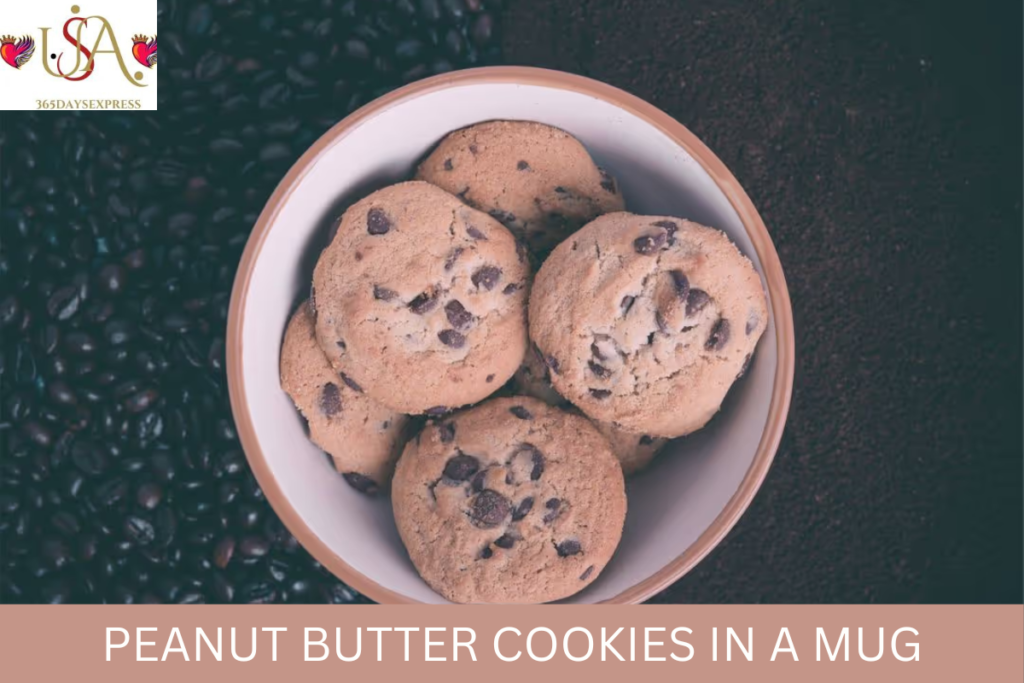 PEANUT BUTTER COOKIES IN A MUG