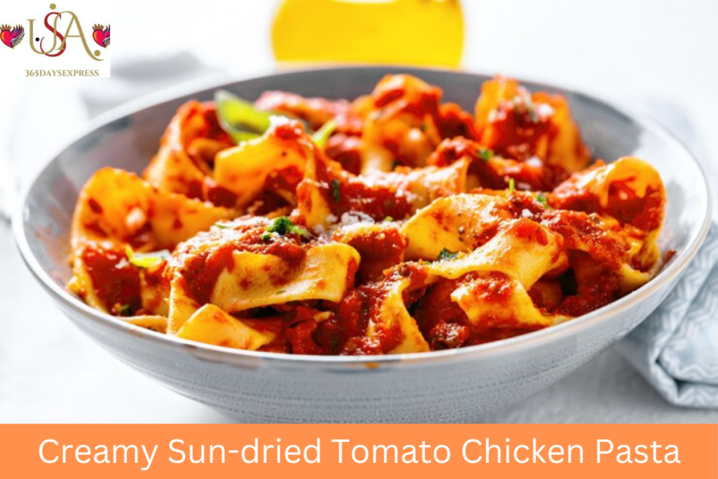 Creamy Sun-dried Tomato Chicken Pasta (Gluten-less, Dairy-less)