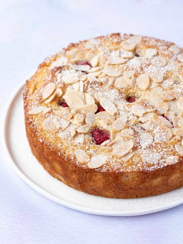 Almond Flour Raspberry Cake Recipe