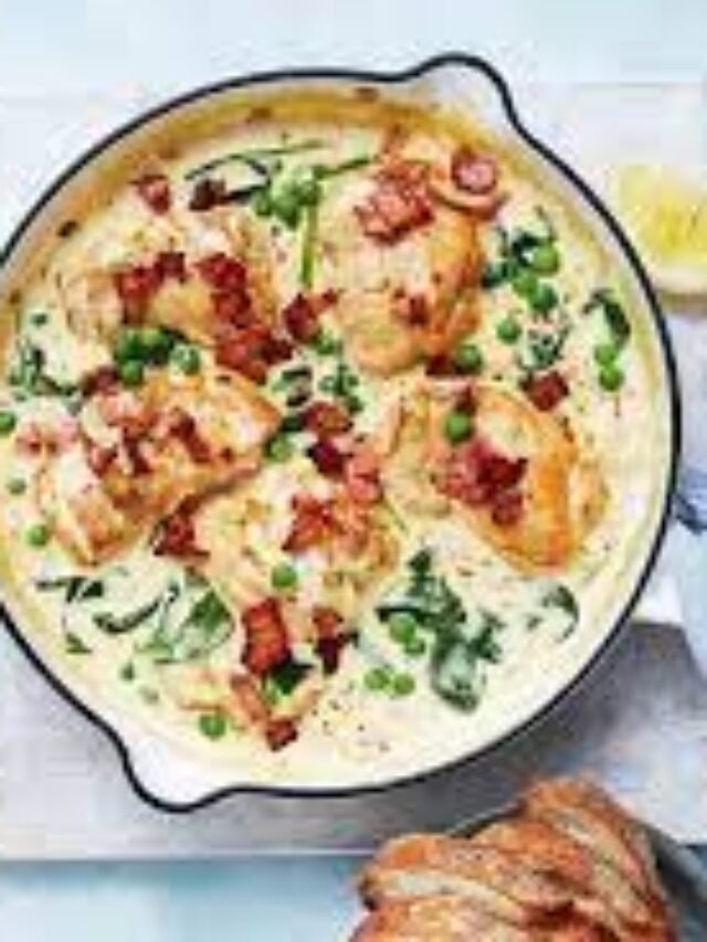 One-pan Creamy Chicken And Bacon Recipe For Easter Day 2024