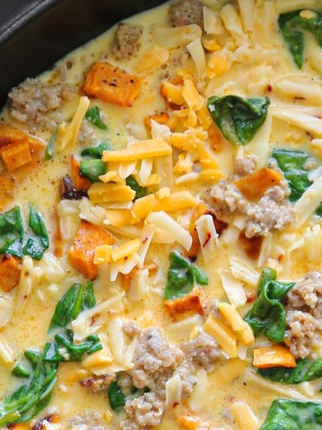 Cheesy Sweet Potato Frittata Recipe For Easter Day 2024